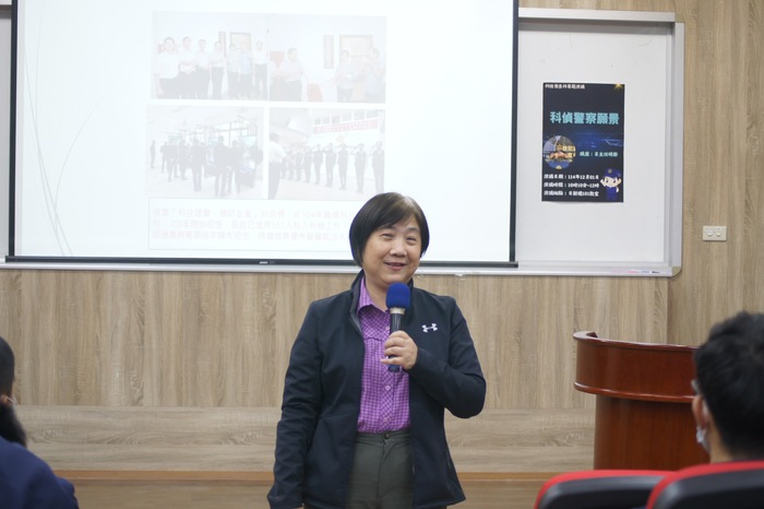 呂明都主任演講之影像圖片