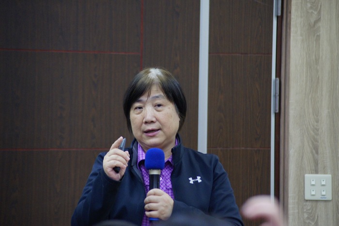 呂明都主任演講之影像圖片