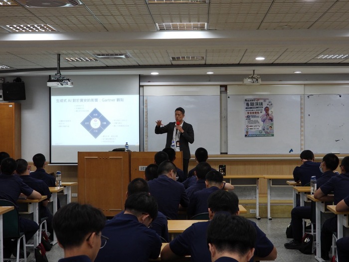 115年9月14日(星期一)科技偵查科邀請孫資安長明功專題演講【從生存到永續:AI+雲端時代的資安新賽局】圖片